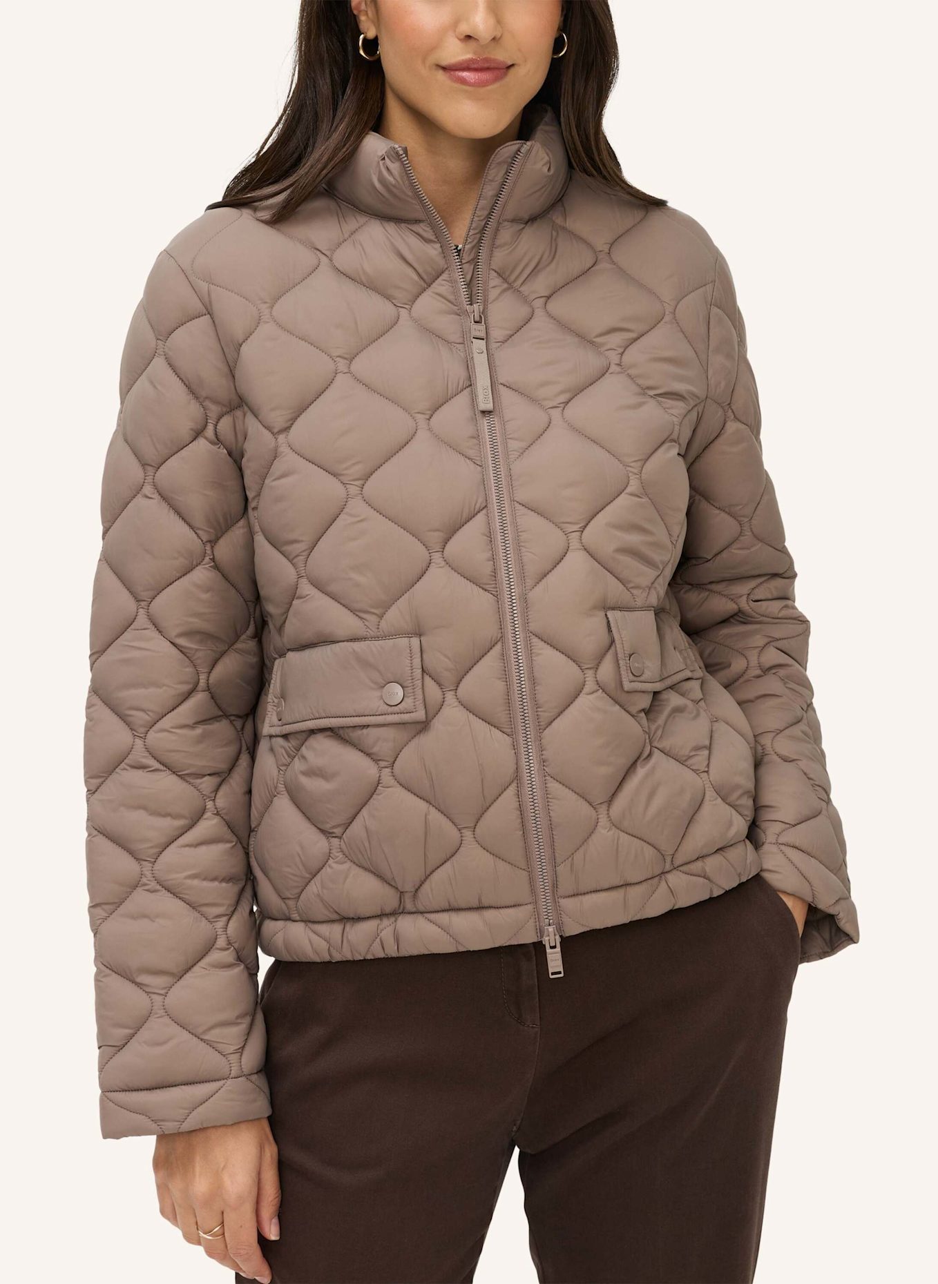 BRAX Steppjacke STYLE KYLA: HELLBRAUN