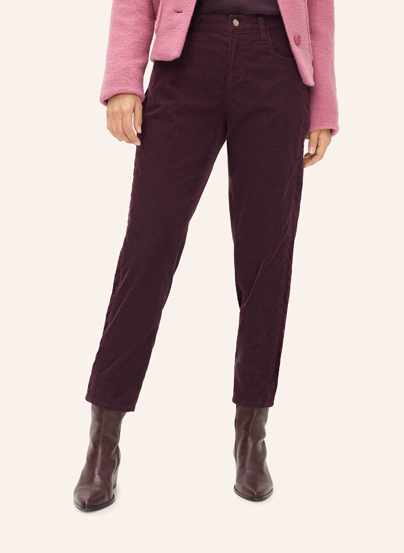 BRAX Five-Pocket-Jeans STYLE MILEY S: DUNKELLILA