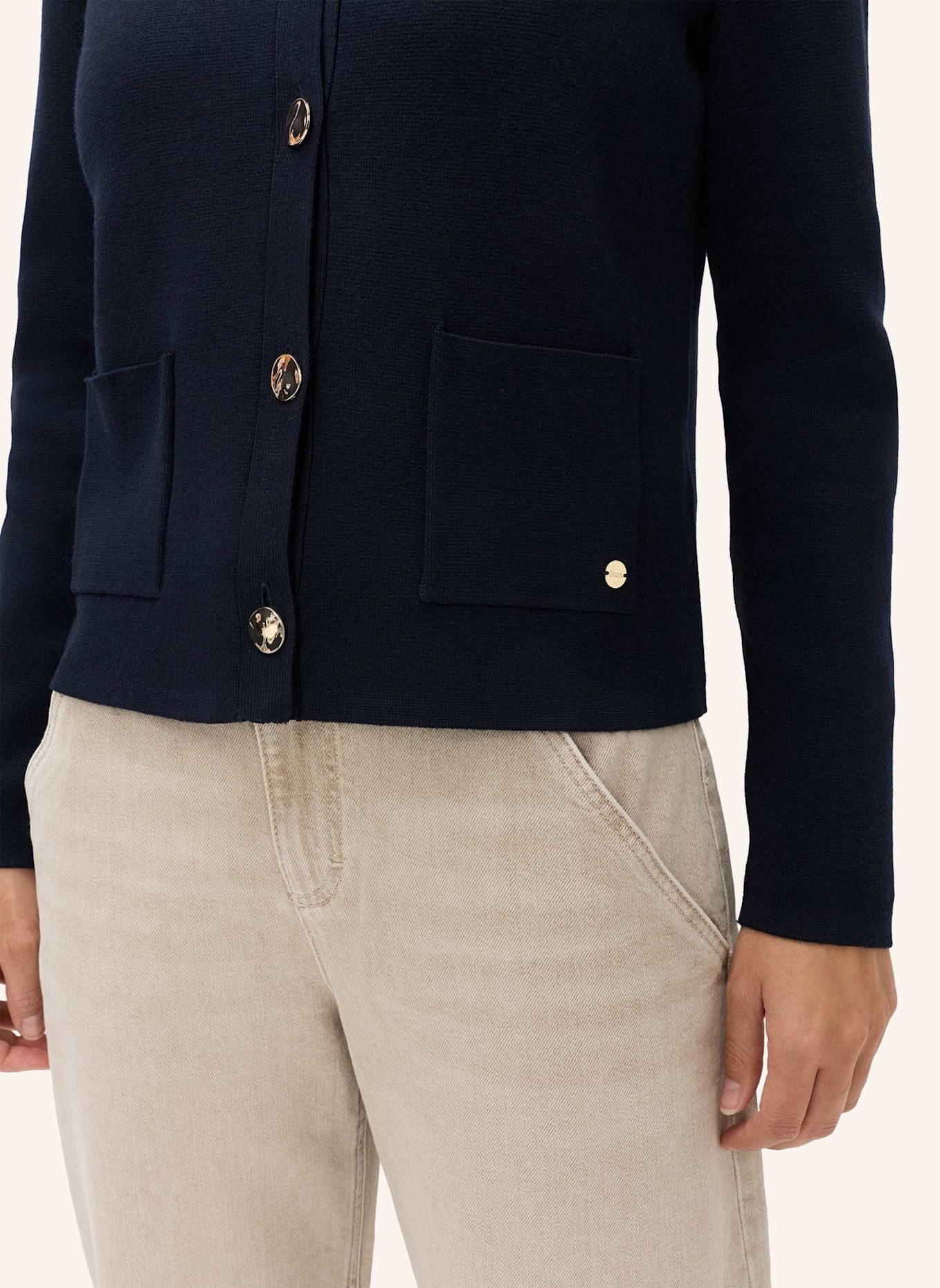 BRAX Strickjacke STYLE AMI: BLAU