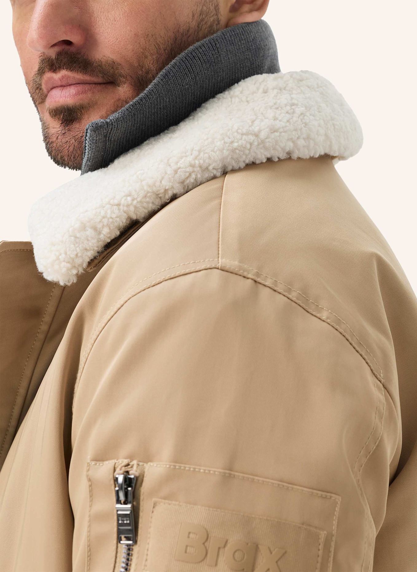 BRAX Blouson STYLE LOGAN: BEIGE