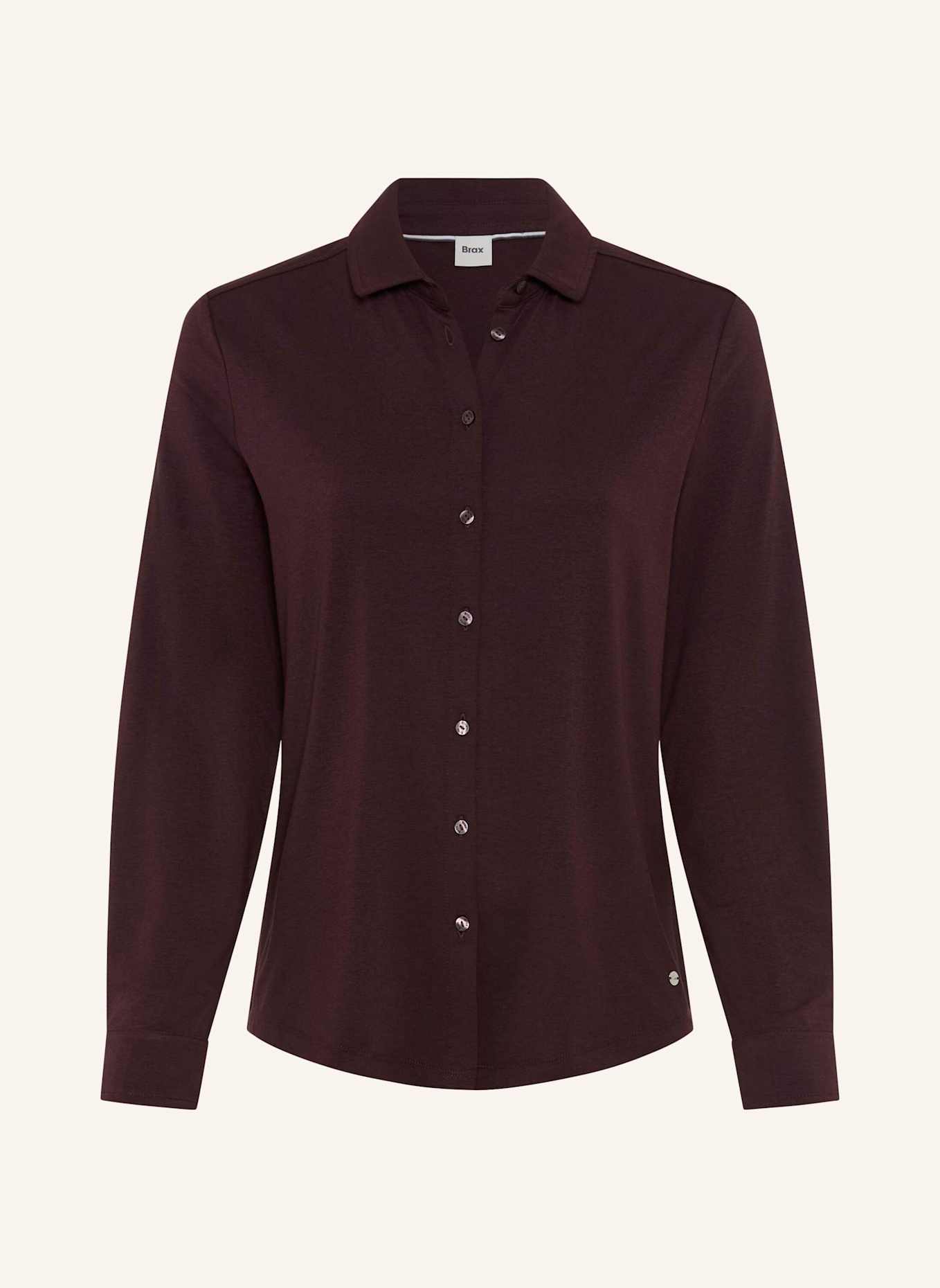 BRAX Shirt-Bluse STYLE CELINA L: DUNKELLILA