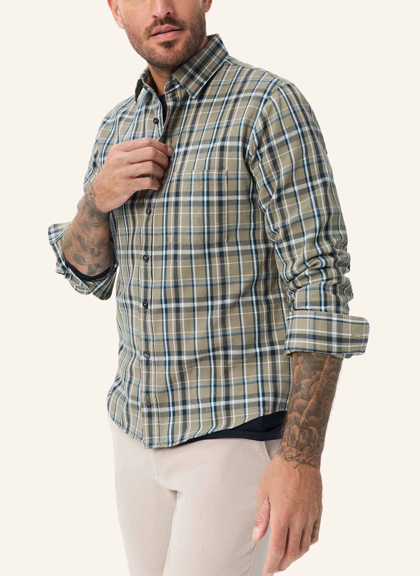 BRAX Hemd STYLE KAY: BLAU