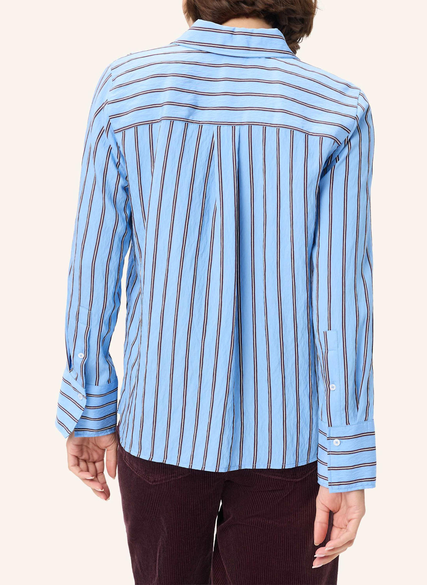 BRAX Hemdbluse STYLE VICA: BLAU