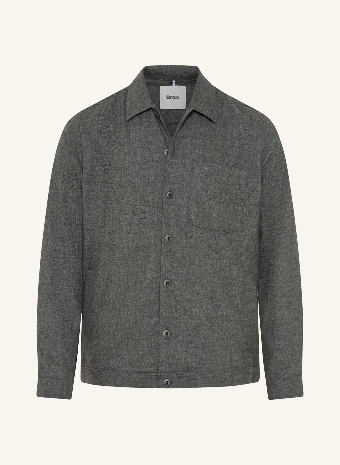 BRAX Overshirt STYLE LUCA: GRAU
