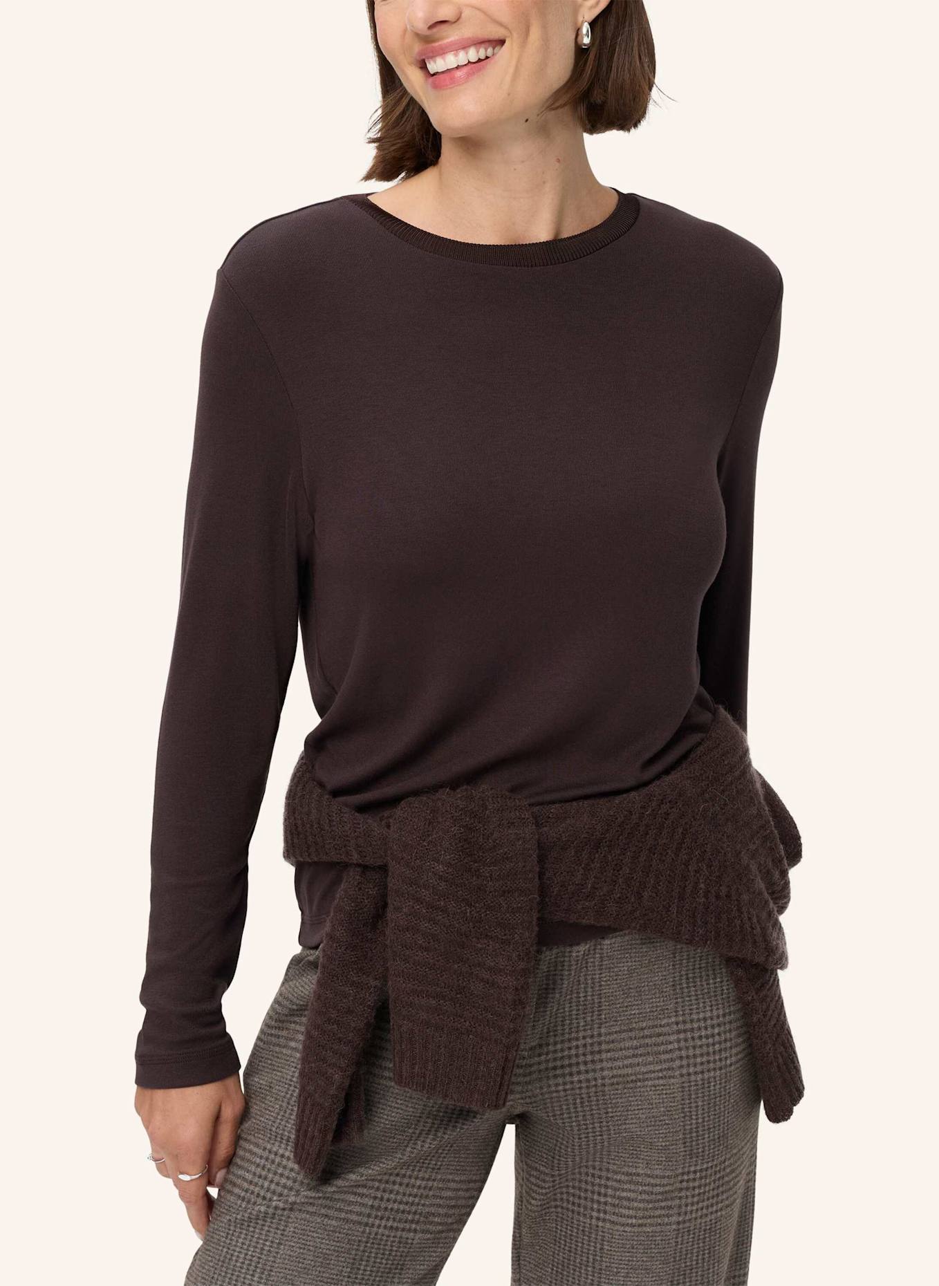 BRAX Shirt STYLE CARINA L: BRAUN