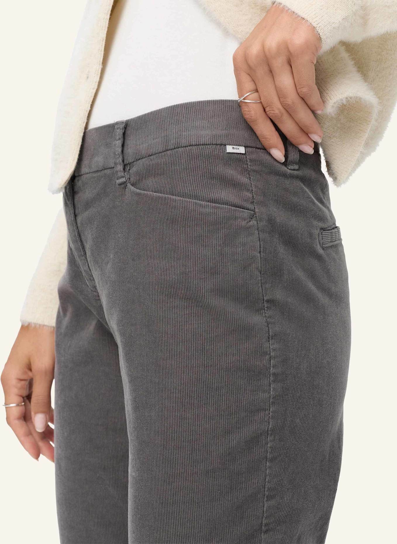 BRAX Chino STYLE MARA S: GRAU