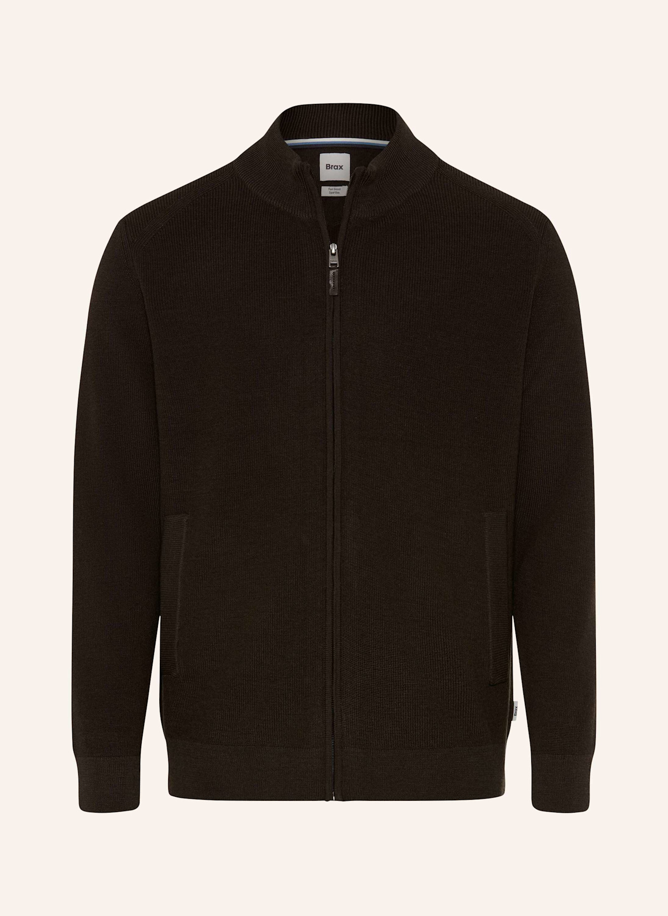 BRAX Strickjacke STYLE JOHN: BRAUN