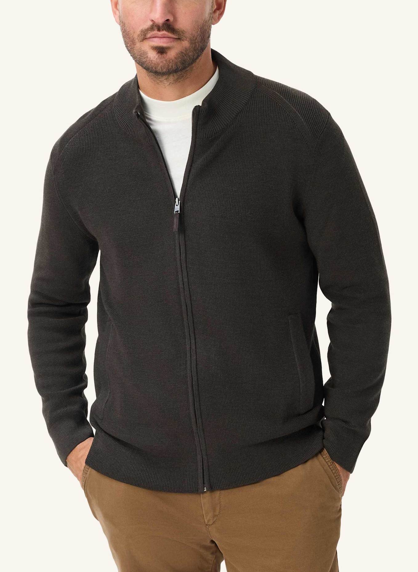 BRAX Strickjacke STYLE JOHN: BRAUN