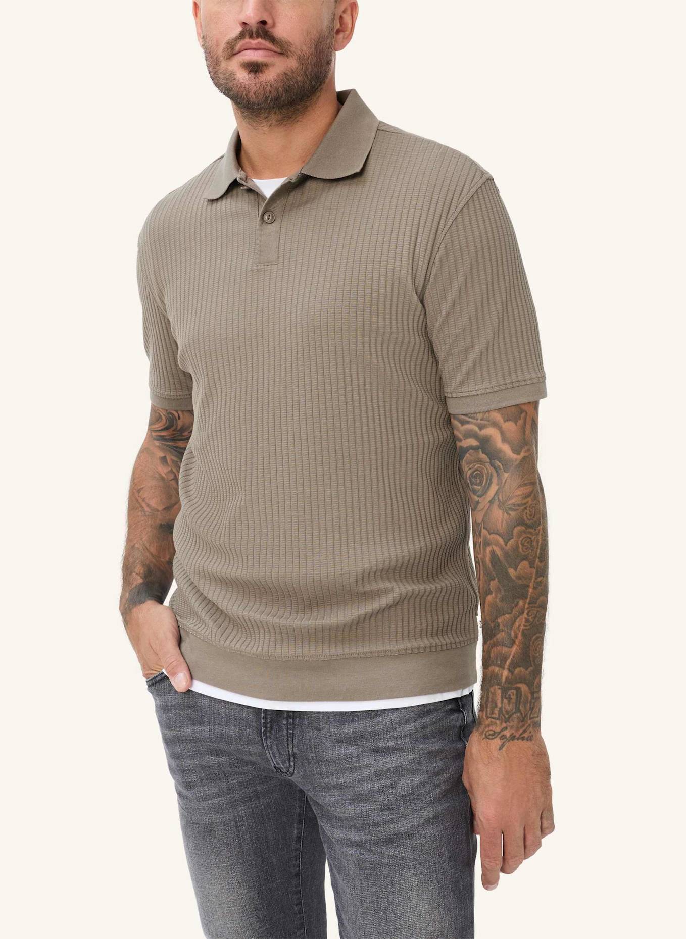 BRAX Poloshirt STYLE PINO: OLIV