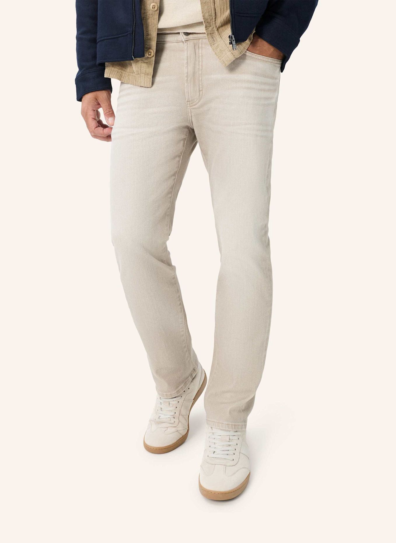 BRAX Five-Pocket-Jeans STYLE CLINT: BEIGE