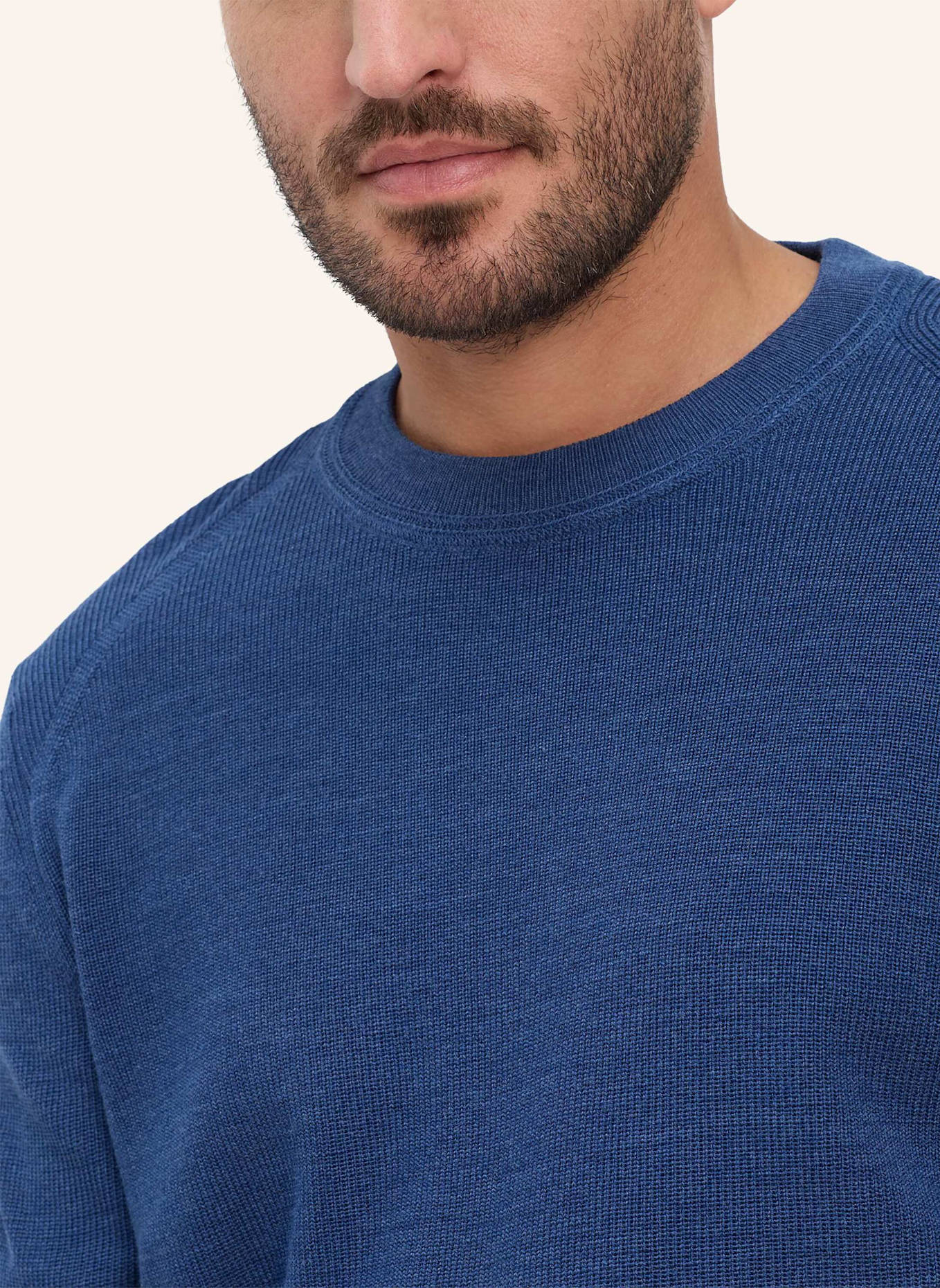 BRAX Strickpullover STYLE ROY: BLAU