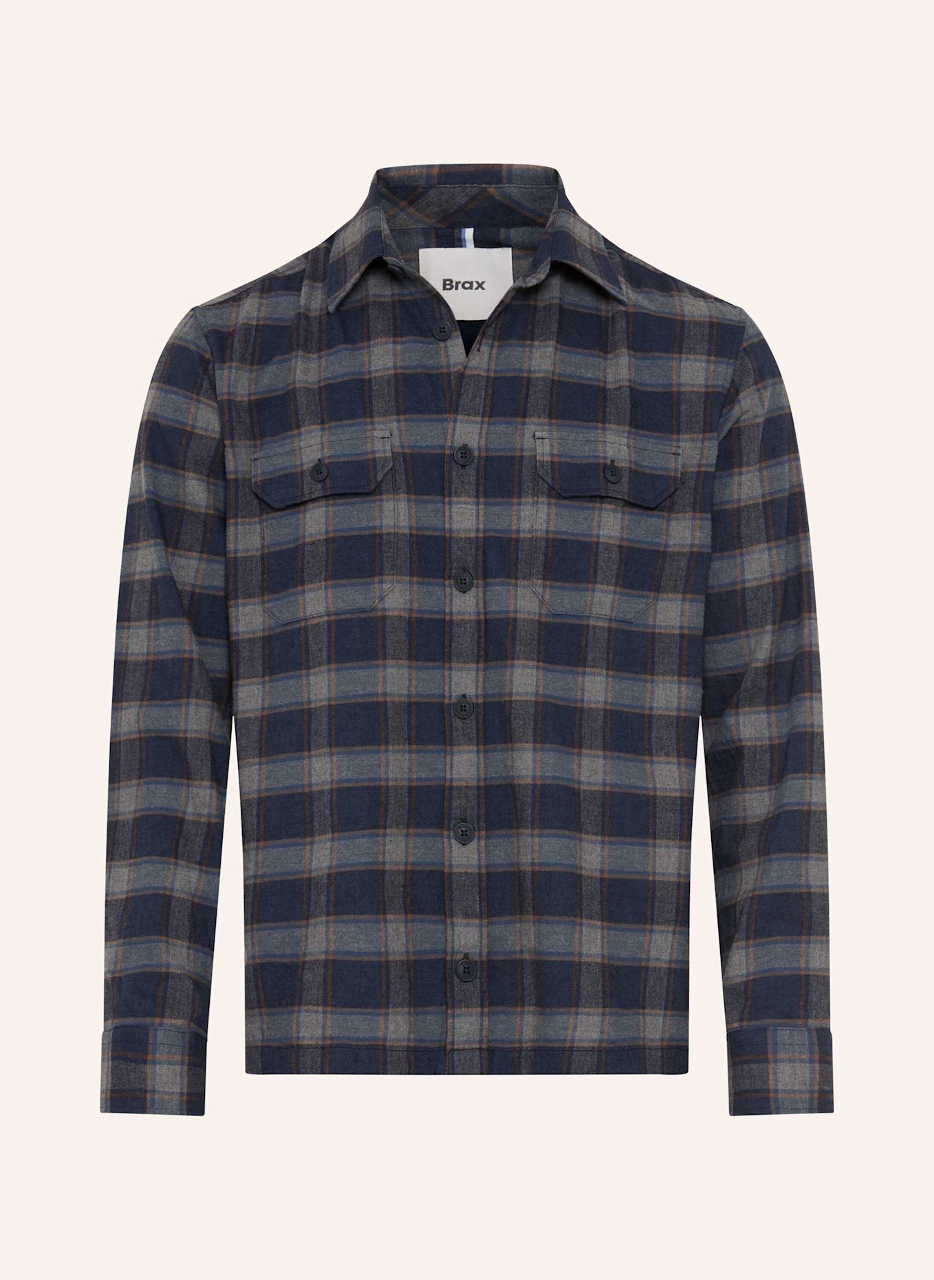 BRAX Overshirt STYLE KAY: BLAU