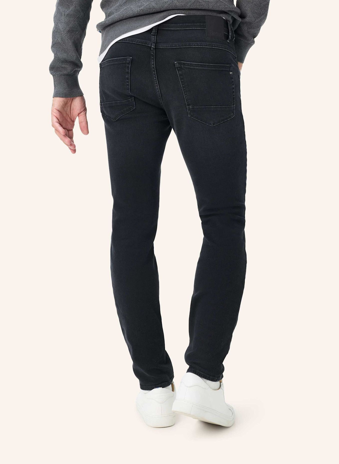 BRAX Five-Pocket-Jeans STYLE CHRIS: GRAU