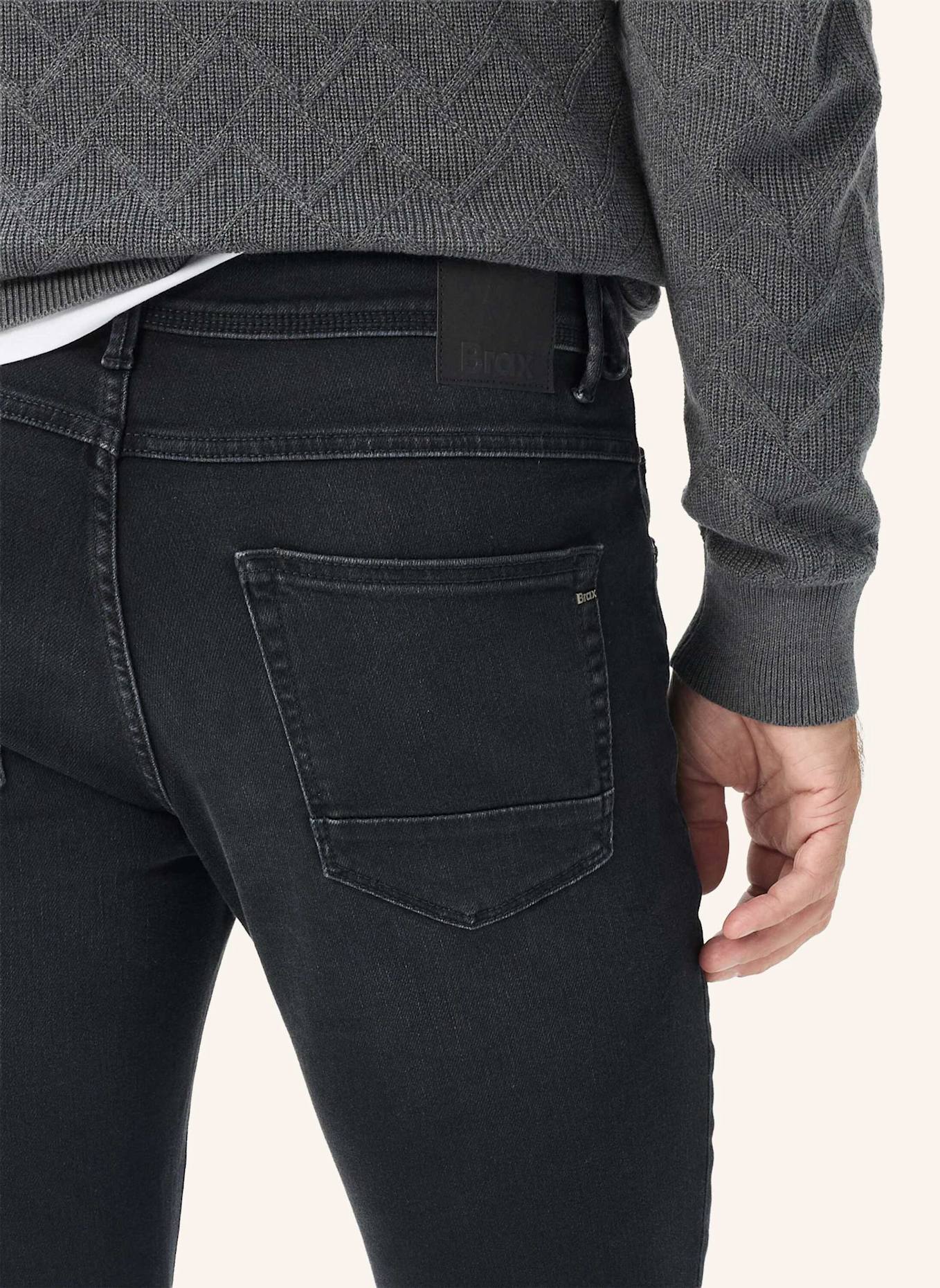 BRAX Five-Pocket-Jeans STYLE CHRIS: GRAU