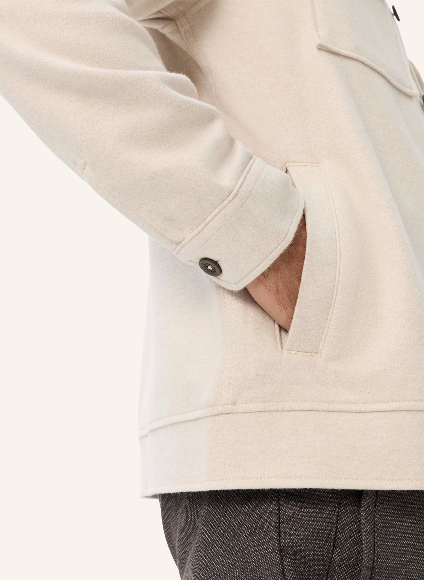 BRAX Overshirt STYLE SANTIAGO: BEIGE