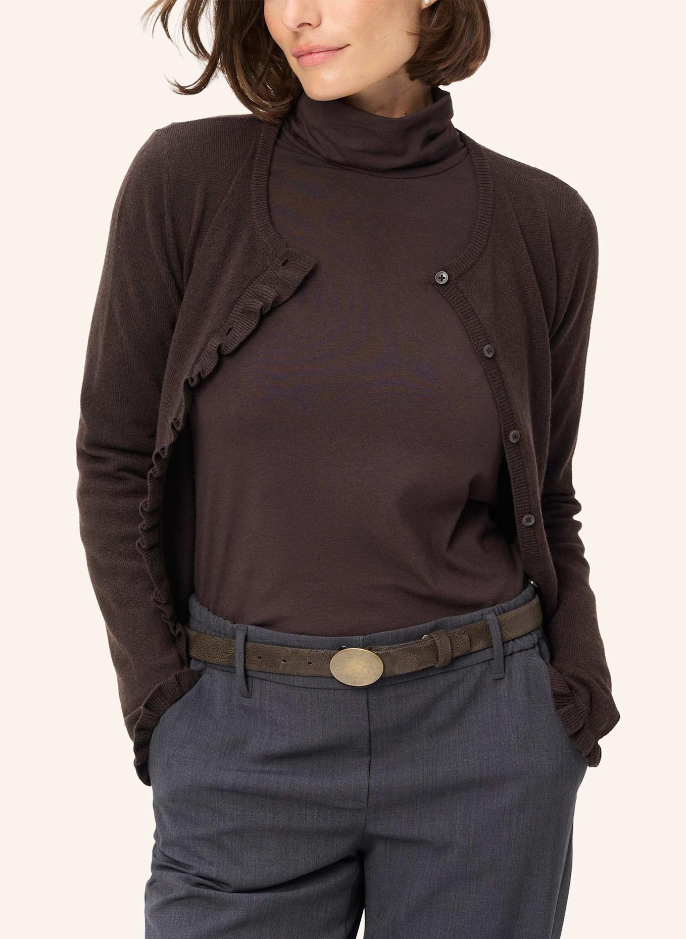 BRAX Shirt STYLE CARINA L: BRAUN