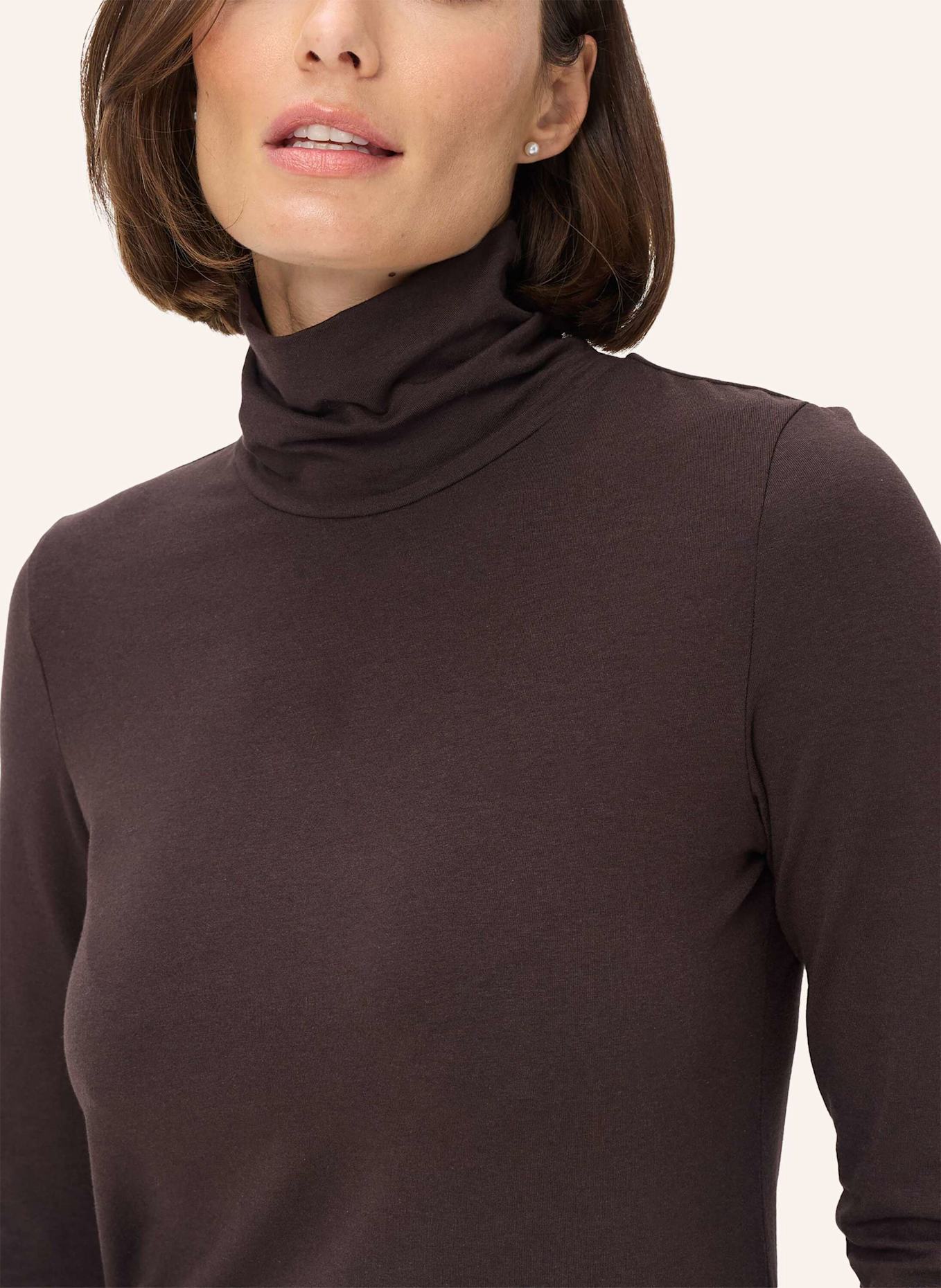 BRAX Shirt STYLE CARINA L: BRAUN