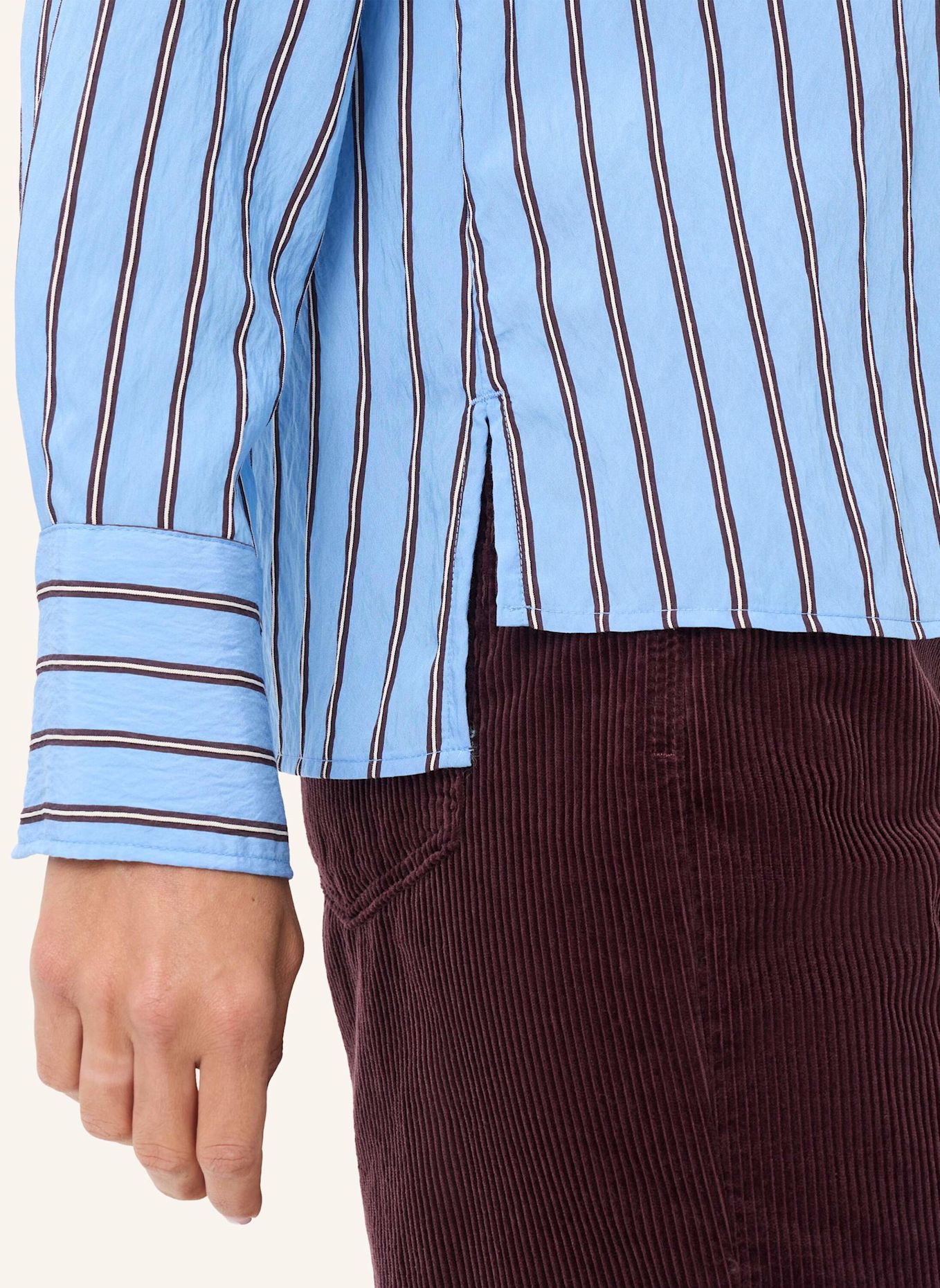 BRAX Hemdbluse STYLE VICA: BLAU