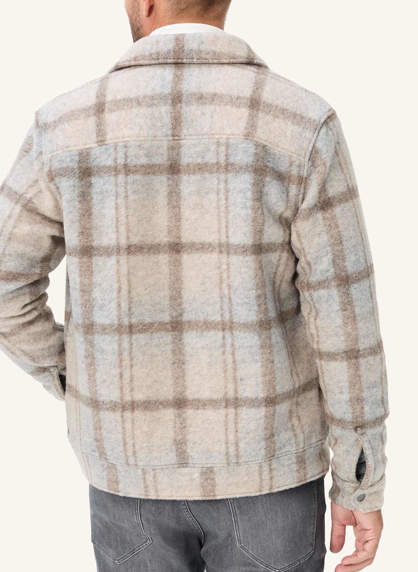 BRAX Overshirt STYLE SANTIAGO: BRAUN