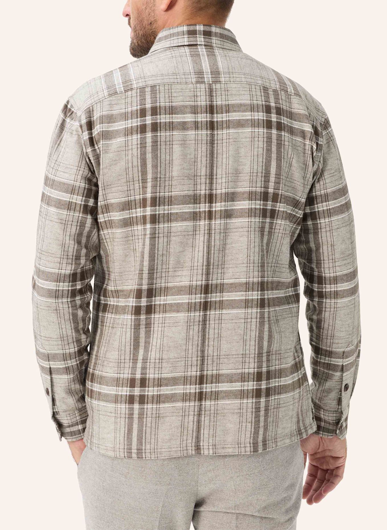 BRAX Overshirt STYLE KAY: BRAUN
