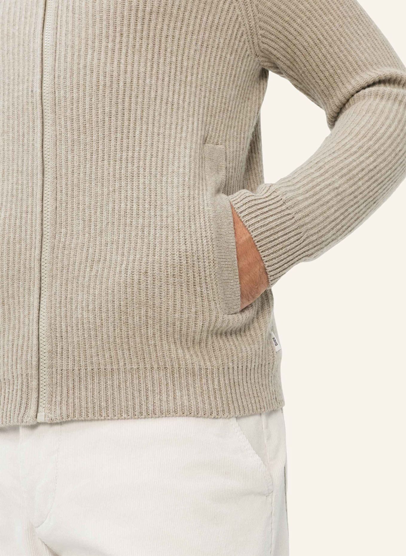 BRAX Strickjacke STYLE JAKE: BRAUN