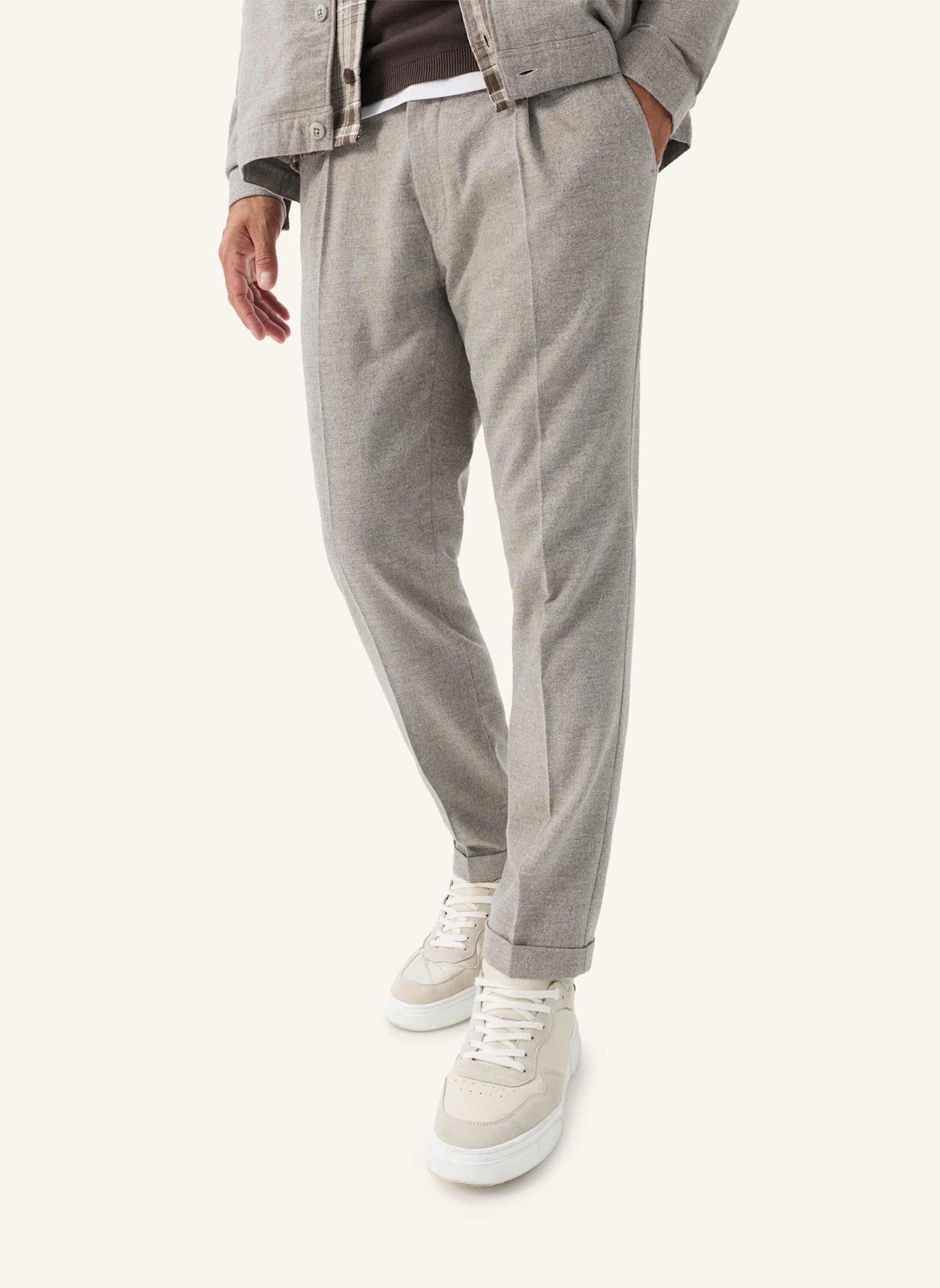 BRAX Chino|Bundfaltenhose STYLE TINO: BEIGE