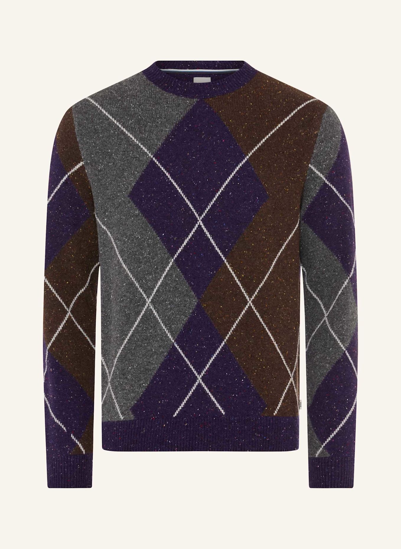 BRAX Strickpullover STYLE RICK: DUNKELLILA