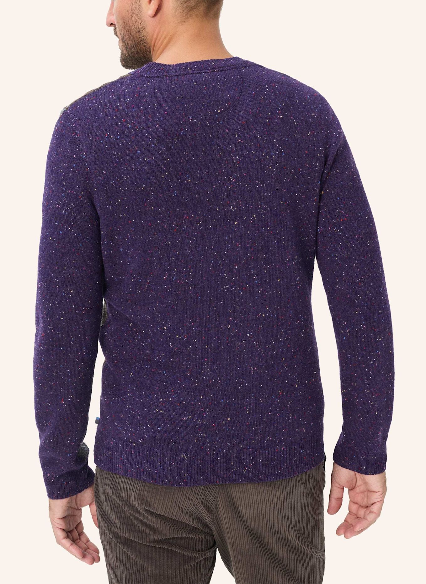 BRAX Strickpullover STYLE RICK: DUNKELLILA