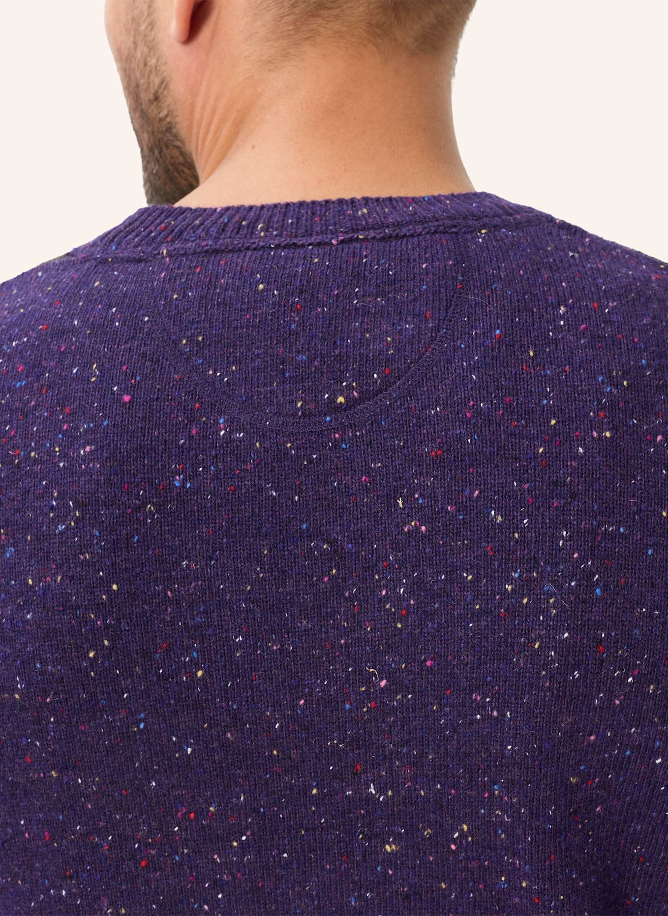 BRAX Strickpullover STYLE RICK: DUNKELLILA