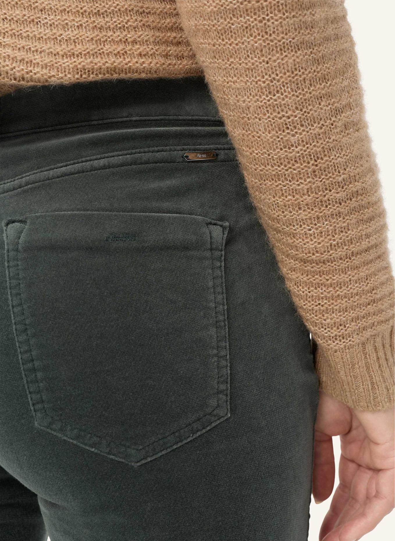 BRAX Five-Pocket-Hose STYLE MARY: DUNKELGRÜN