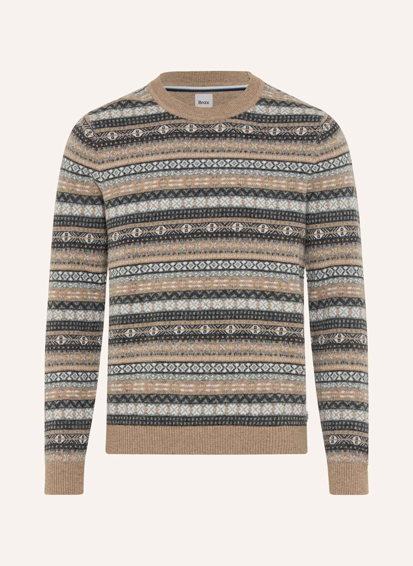 BRAX Strickpullover STYLE RICK: BRAUN