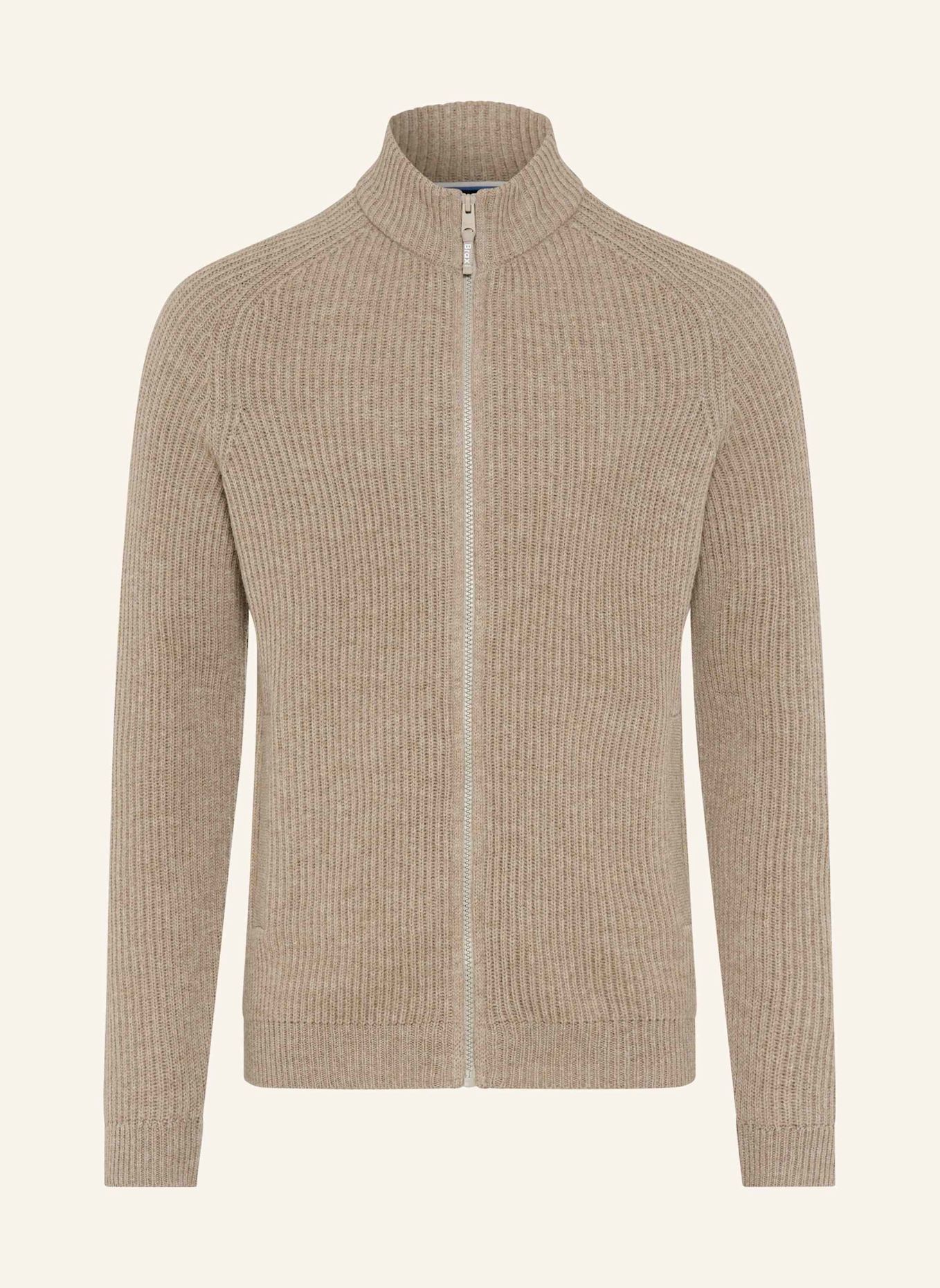BRAX Strickjacke STYLE JAKE: BRAUN