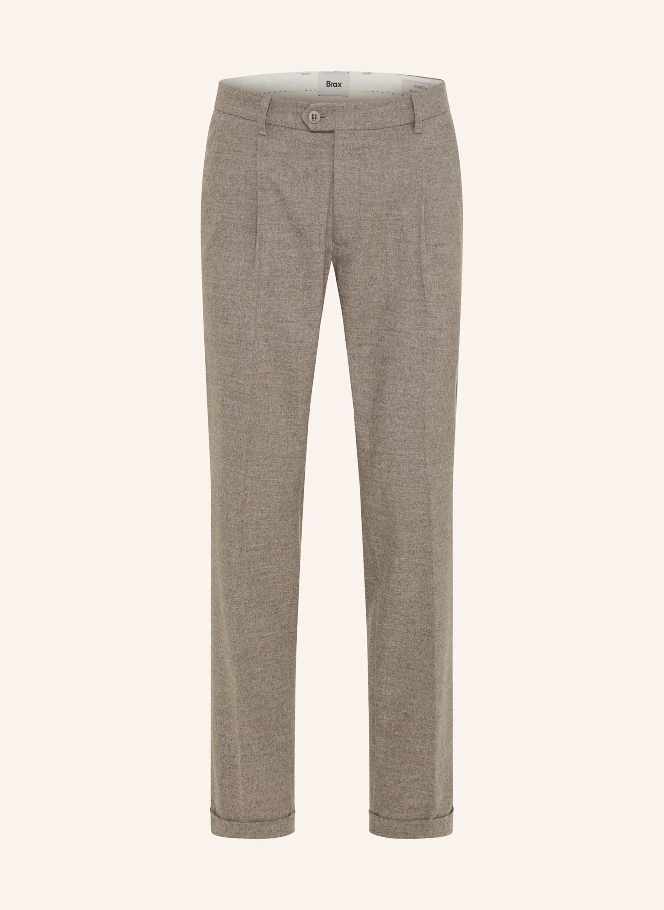 BRAX Chino|Bundfaltenhose STYLE TINO: BEIGE