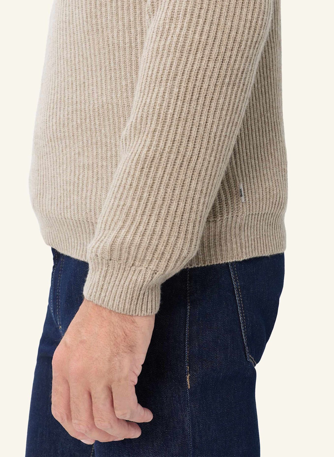BRAX Strickpullover STYLE ROCCO: BRAUN