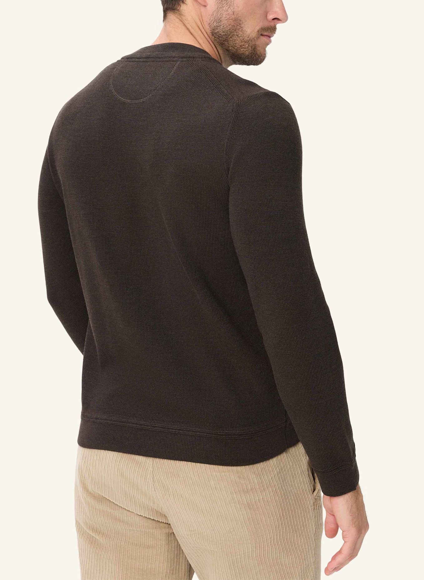 BRAX Strickpullover STYLE ROY: BRAUN