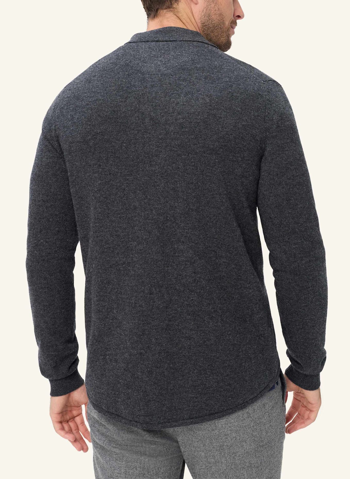 BRAX Strickjacke STYLE JAYDEN: DUNKELGRAU