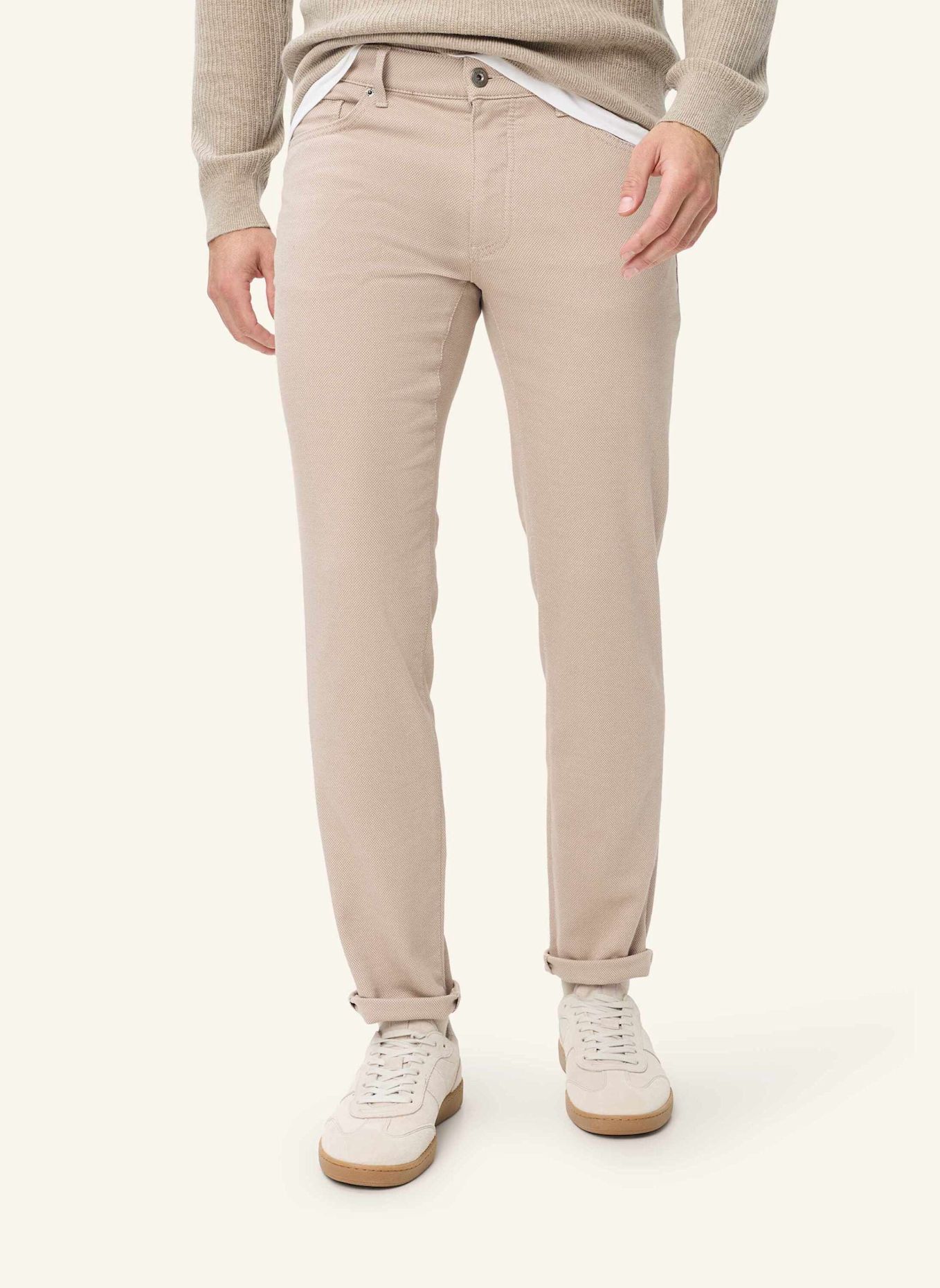 BRAX Five-Pocket-Hose STYLE CADIZ: BEIGE