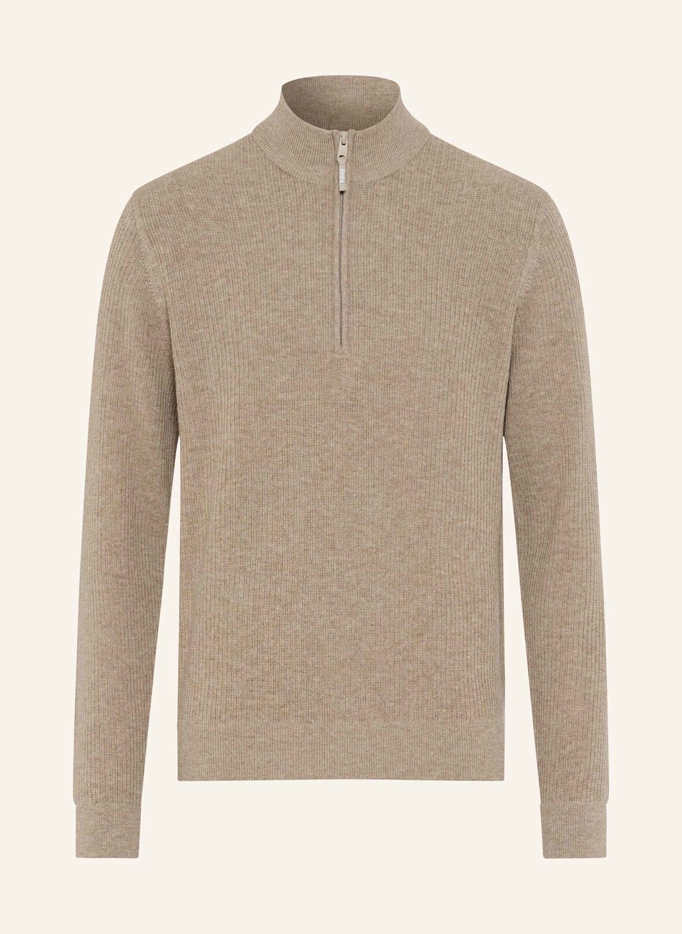 BRAX Strickpullover STYLE STEFFEN: BRAUN