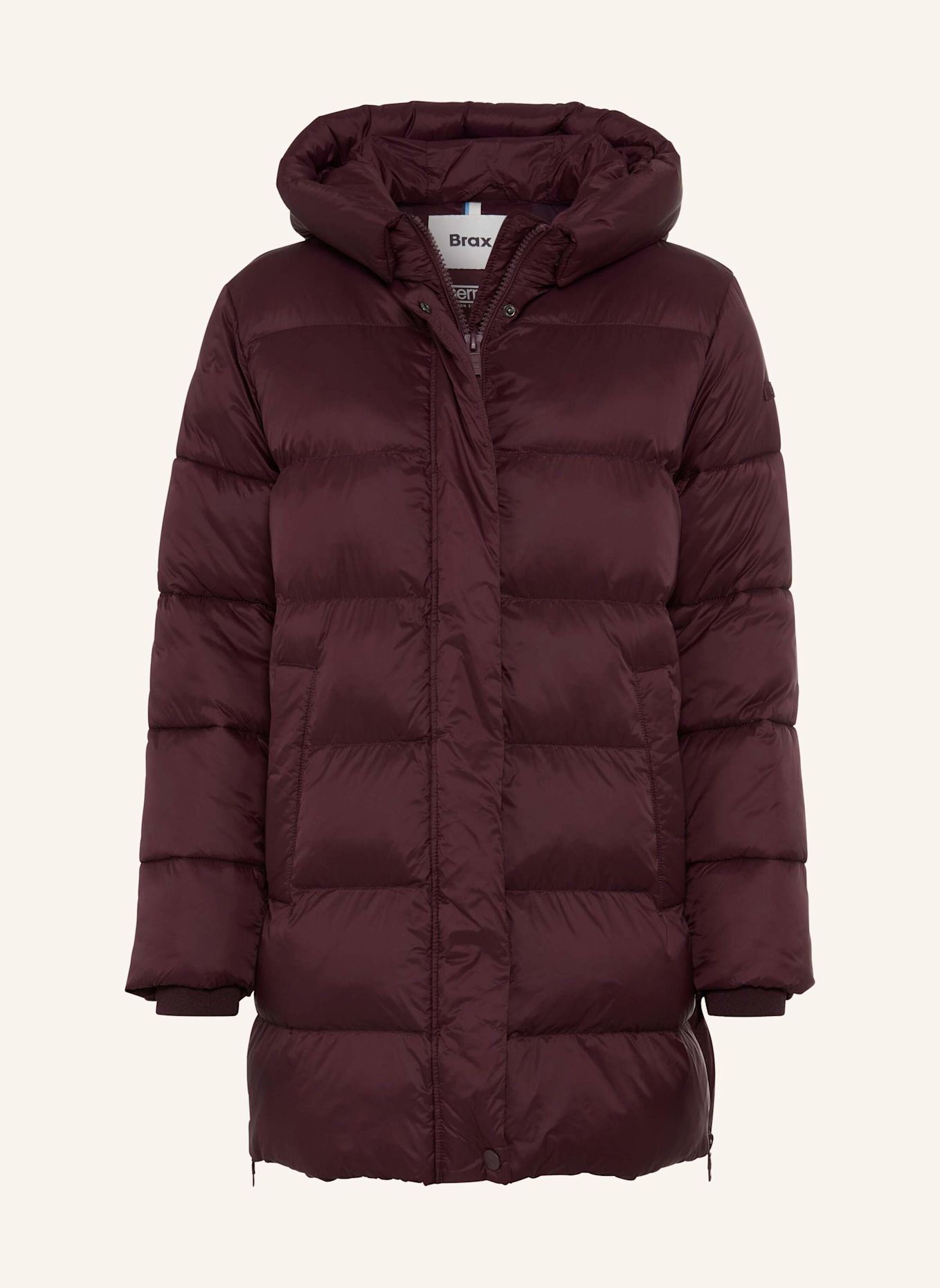 BRAX Pufferjacket|Long-Jacke STYLE TORI: DUNKELLILA