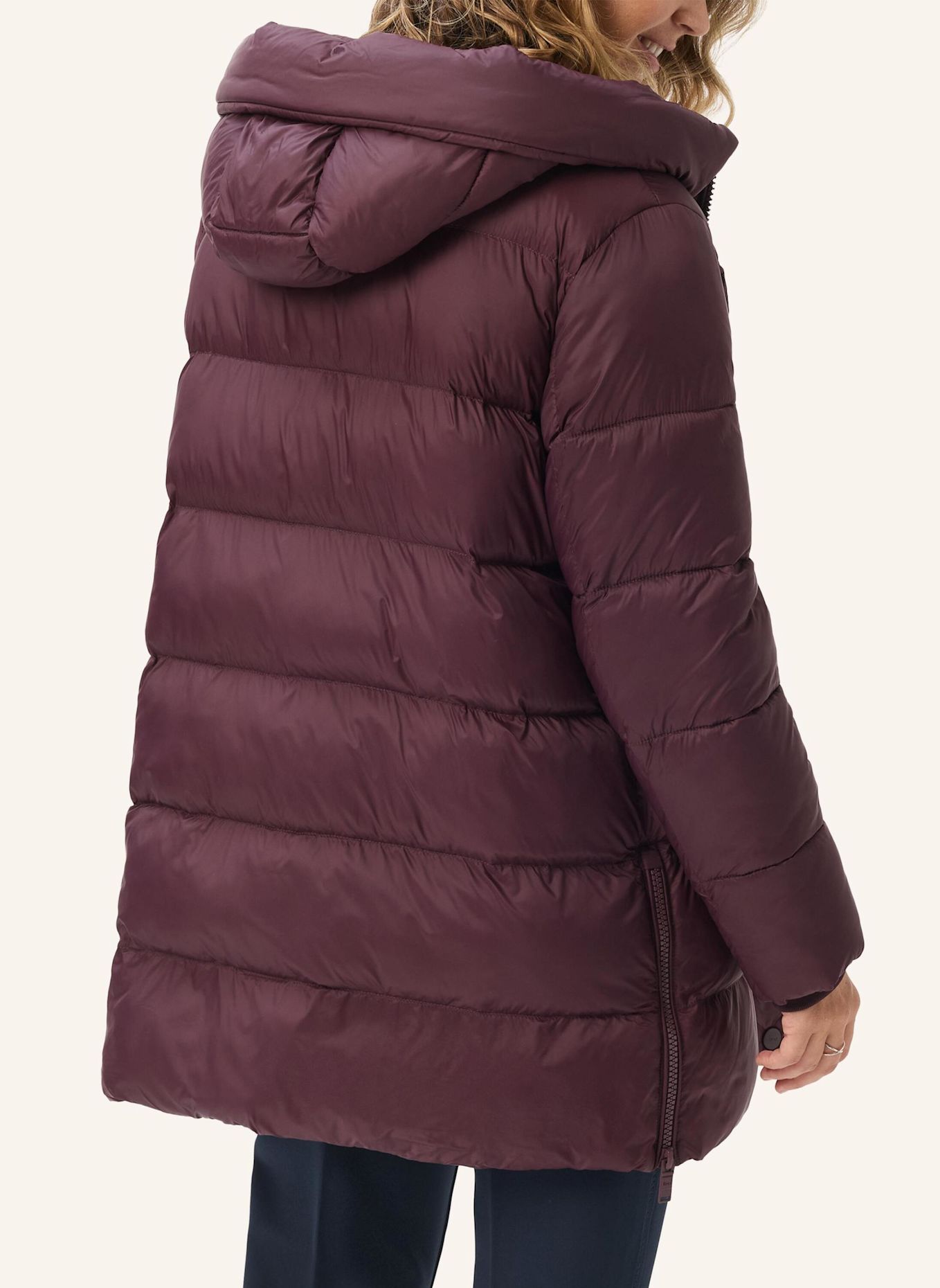 BRAX Pufferjacket|Long-Jacke STYLE TORI: DUNKELLILA