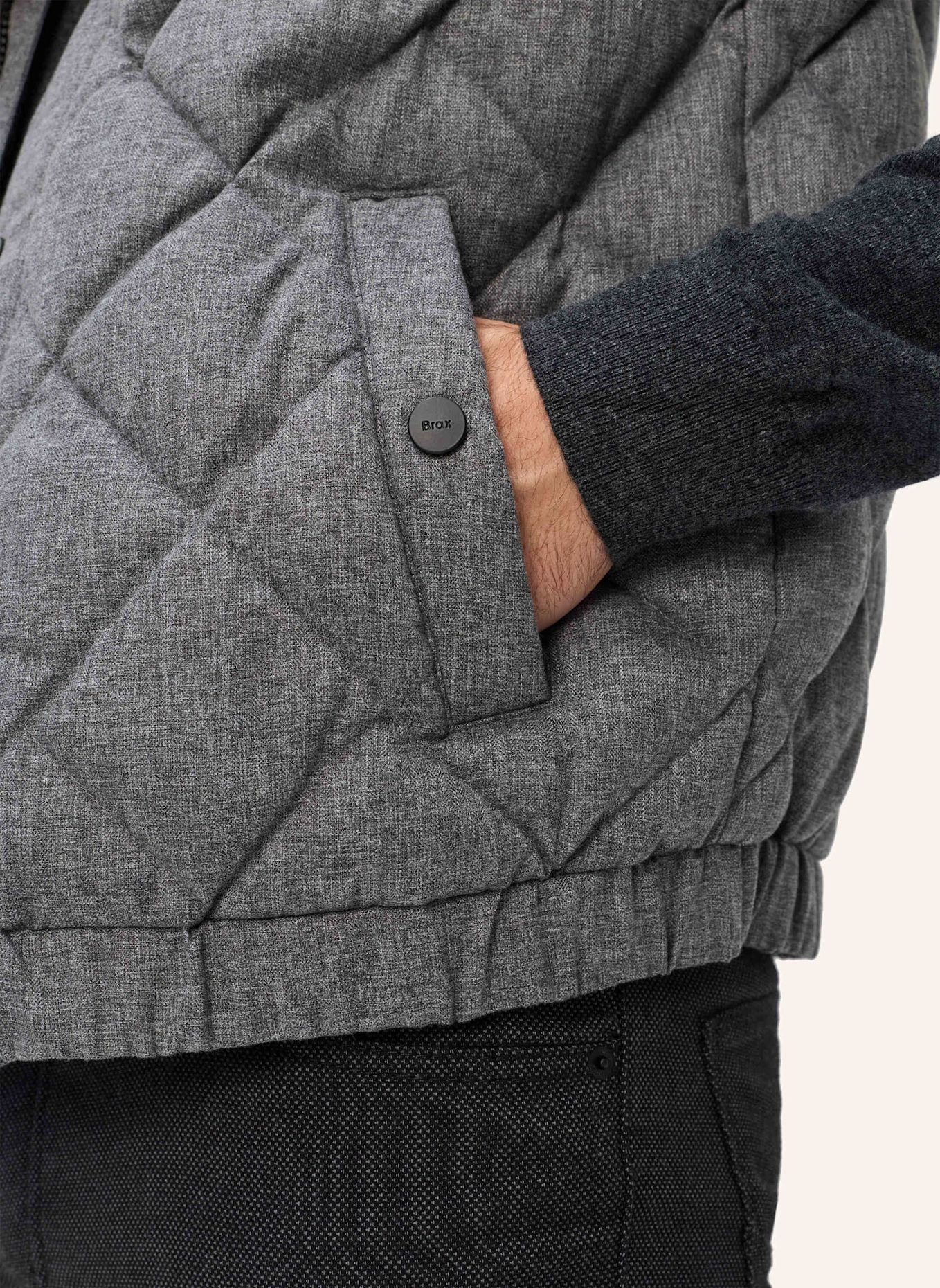 BRAX Steppweste STYLE JACK: GRAU