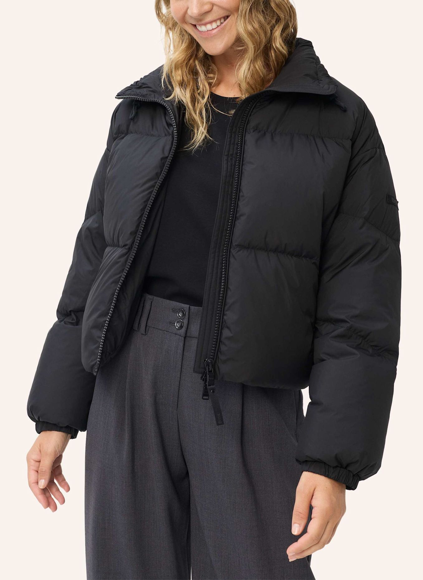 BRAX Pufferjacket STYLE TESSA: SCHWARZ