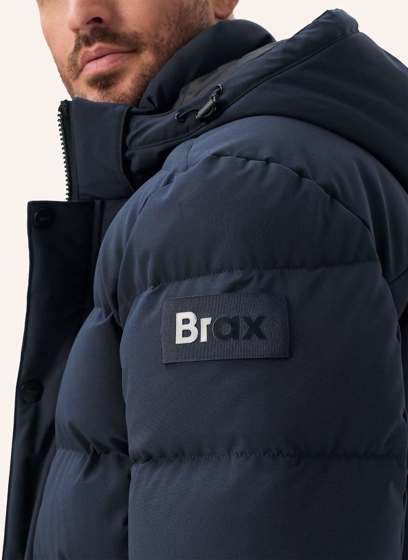 BRAX Pufferjacket STYLE BOB: BLAU