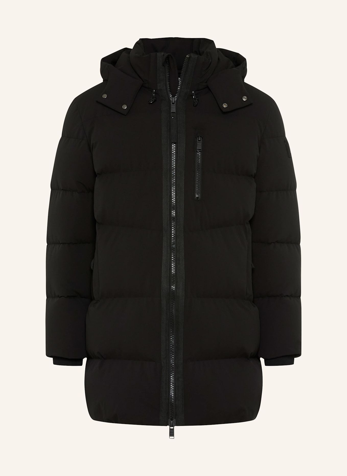 BRAX Puffercoat STYLE GARRETT: SCHWARZ
