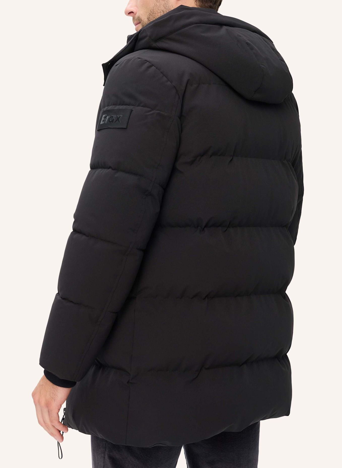 BRAX Puffercoat STYLE GARRETT: SCHWARZ