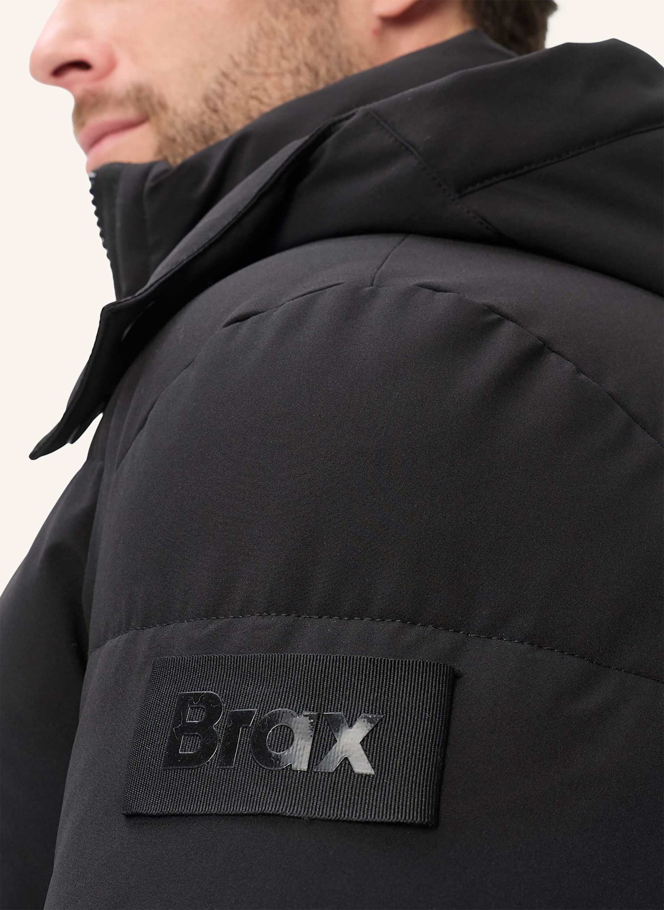 BRAX Puffercoat STYLE GARRETT: SCHWARZ