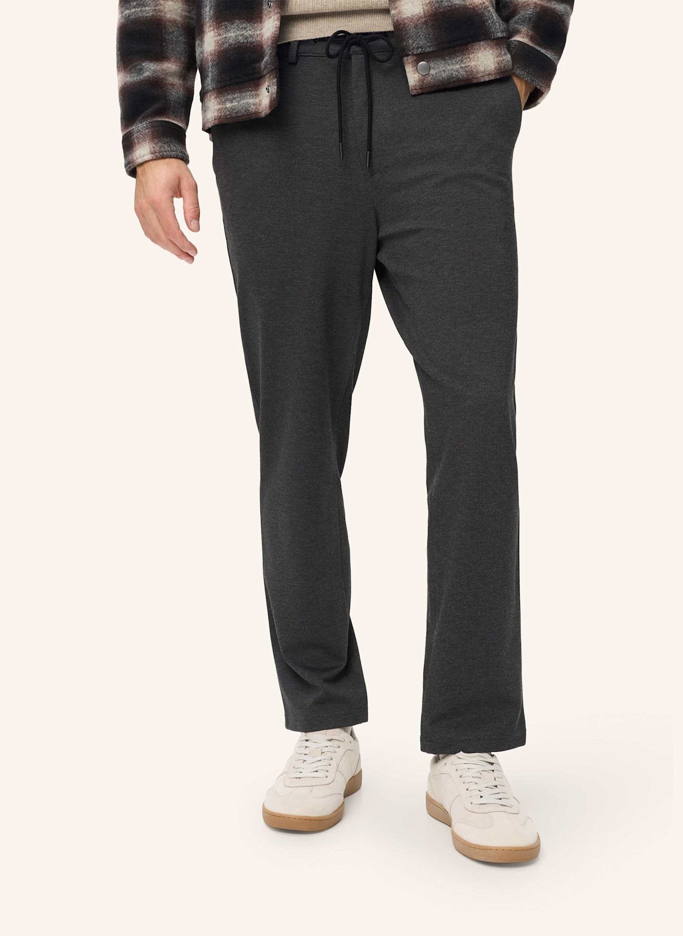 BRAX Flatfronthose STYLE PERCY: DUNKELGRAU