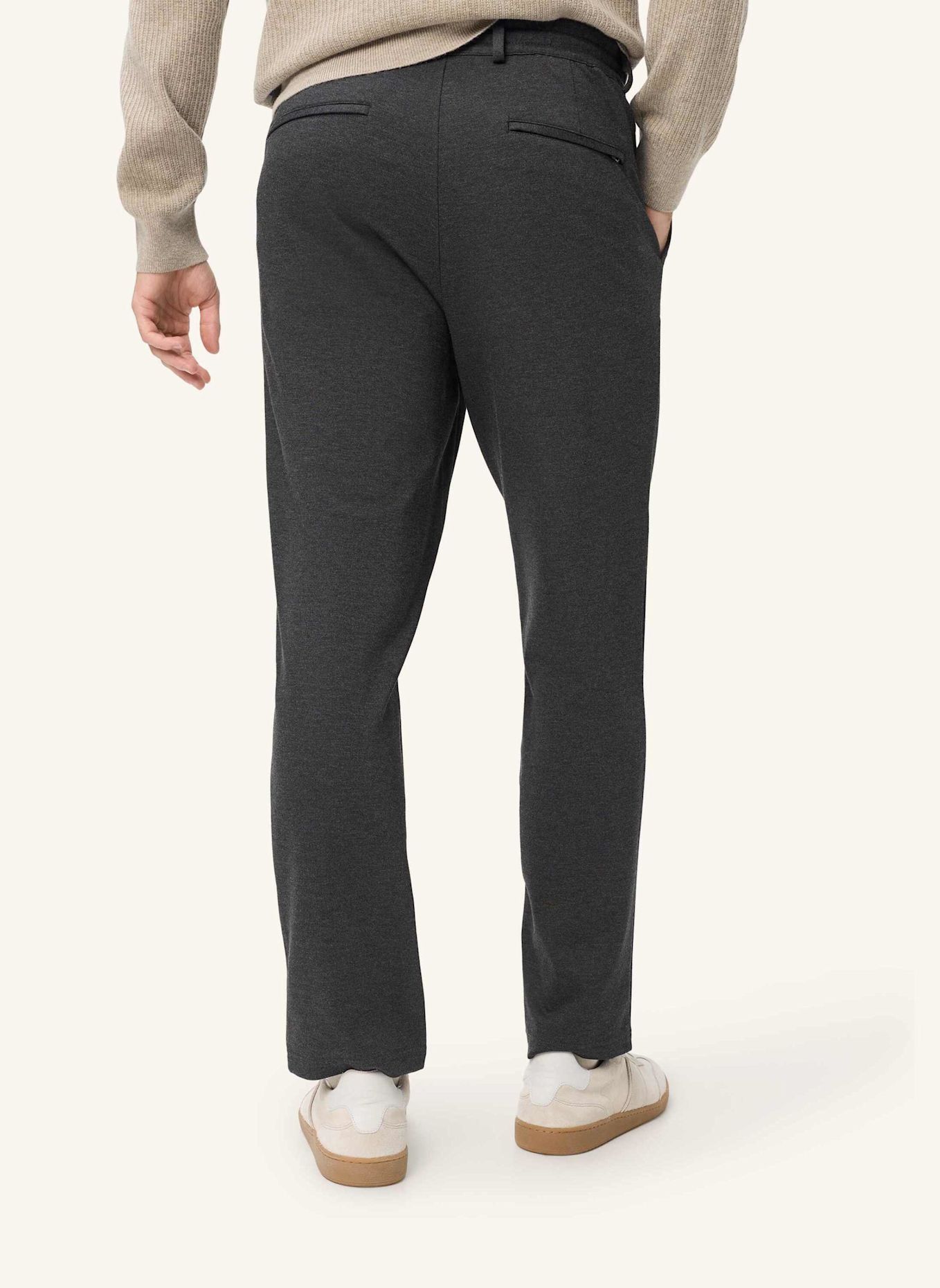 BRAX Flatfronthose STYLE PERCY: DUNKELGRAU