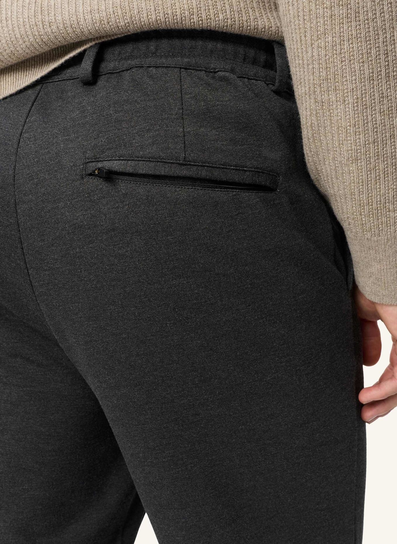 BRAX Flatfronthose STYLE PERCY: DUNKELGRAU