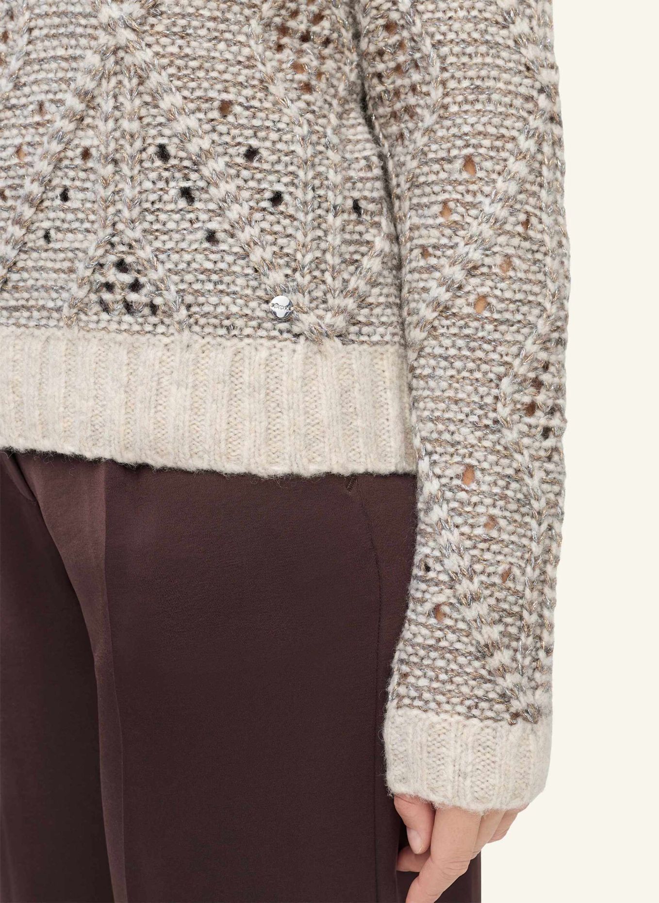 BRAX Strickpullover STYLE LOLA: BEIGE